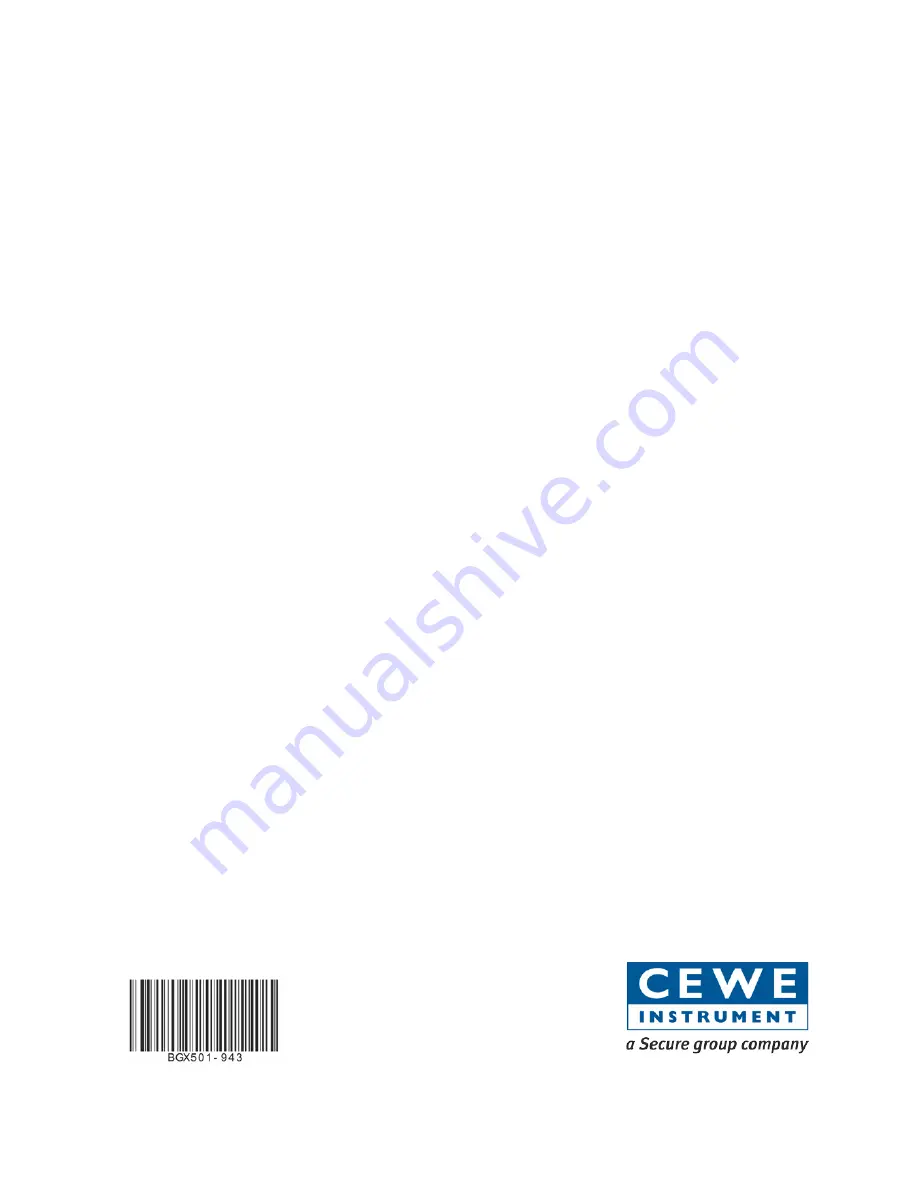 Cewe Prometer 100 User Manual Download Page 72