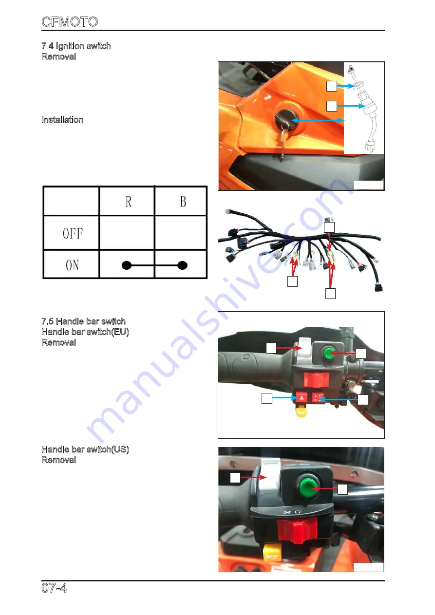 CF MOTO CF1000ATR 2018 Скачать руководство пользователя страница 358