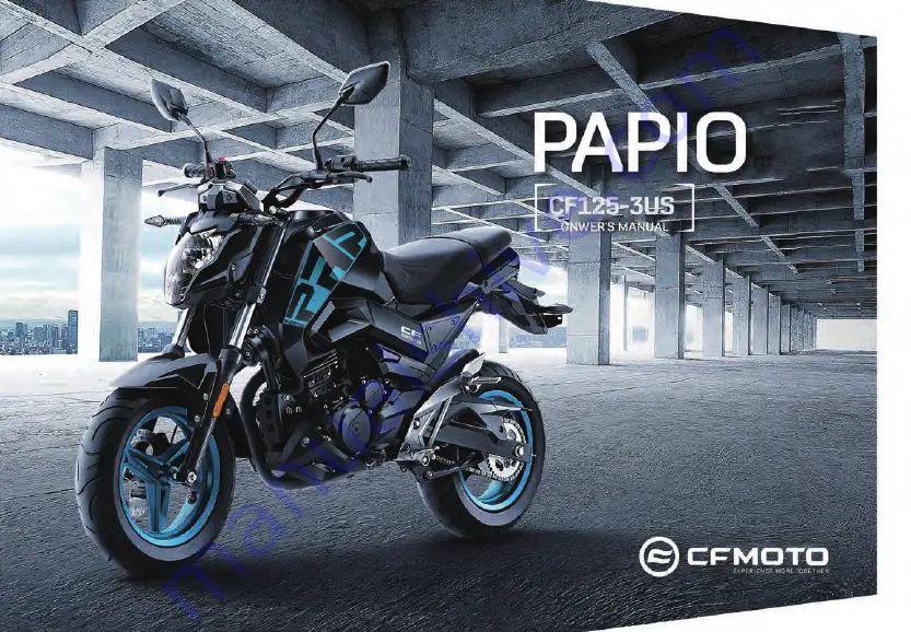 CF MOTO CF125-3US Скачать руководство пользователя страница 1