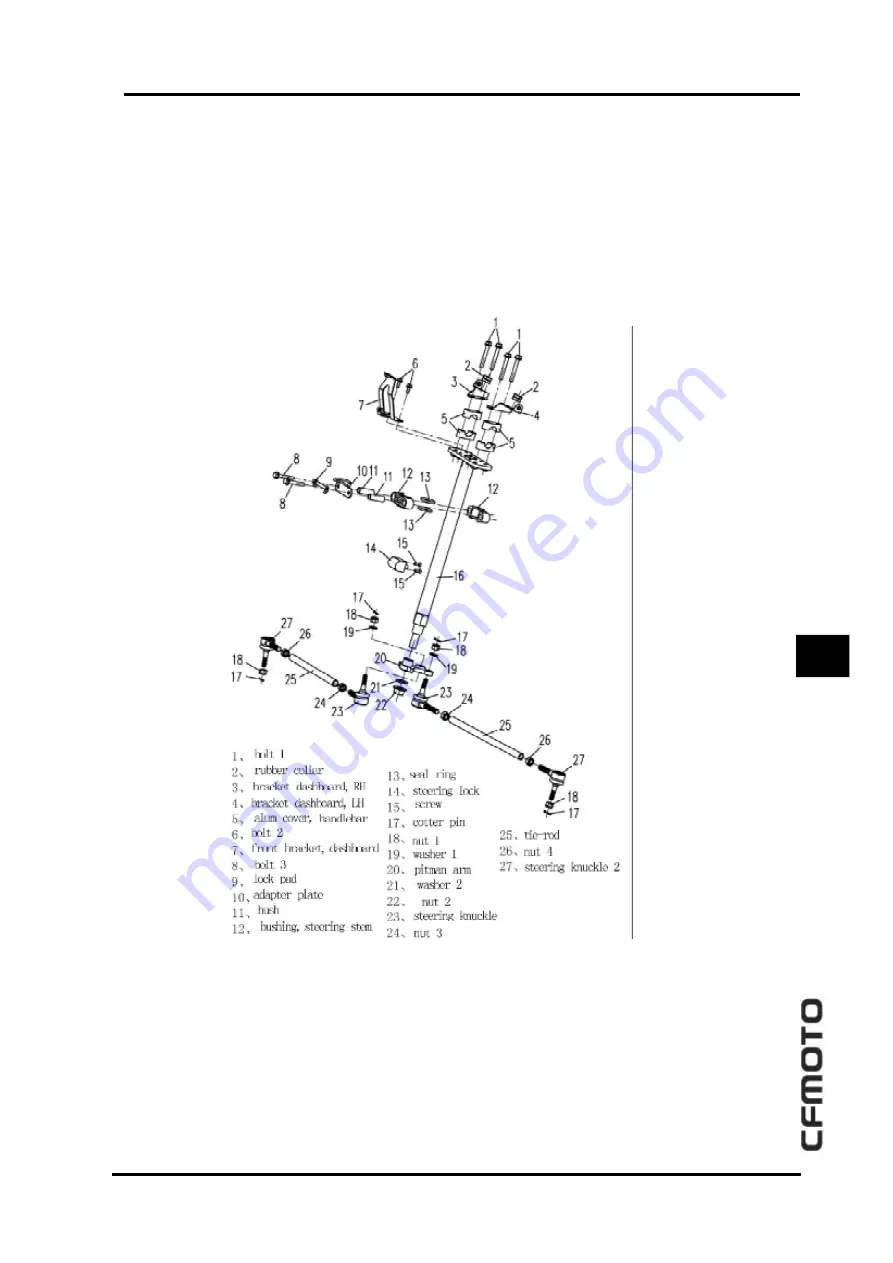 CF MOTO CF500-5B 2009 Service Manual Download Page 189