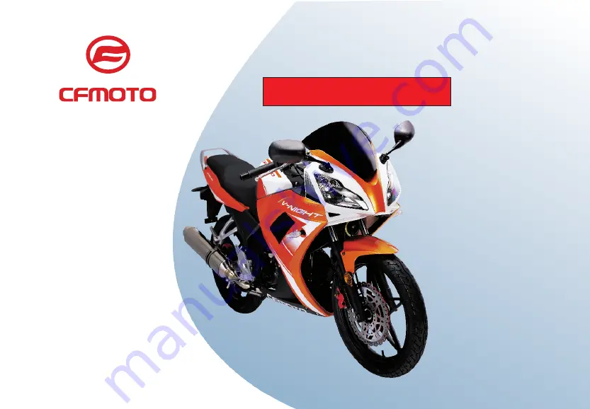 CF MOTO V NIGHT CF150-2C Скачать руководство пользователя страница 1