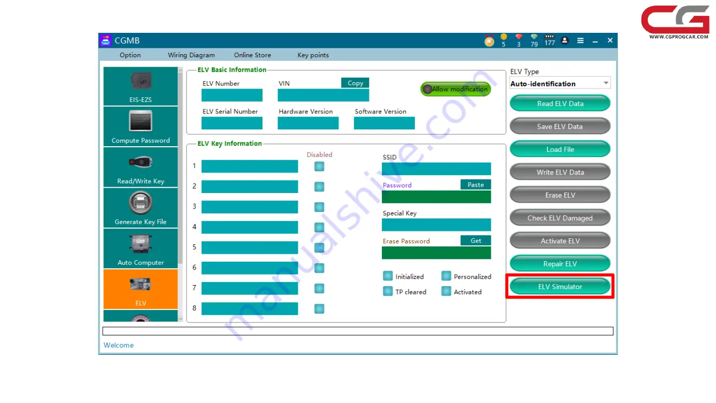 CG ELV Operating Instructions Manual Download Page 5