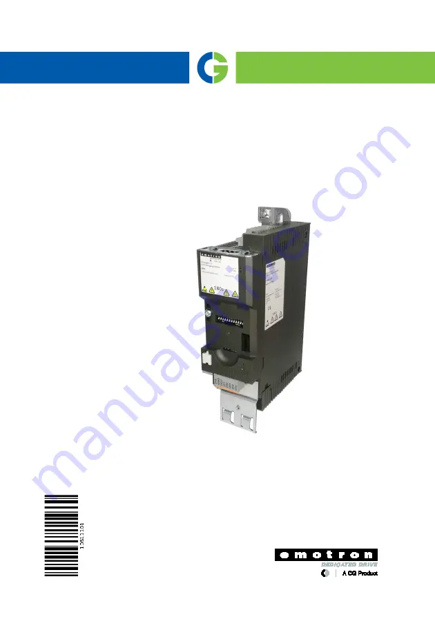 CG Emotron DSV15 Manual Download Page 1