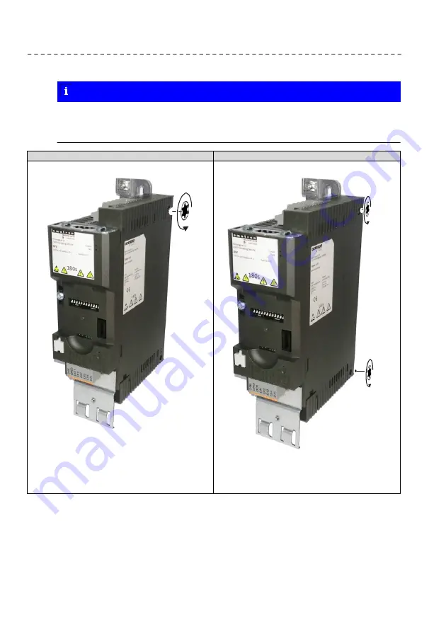 CG Emotron DSV15 Manual Download Page 16