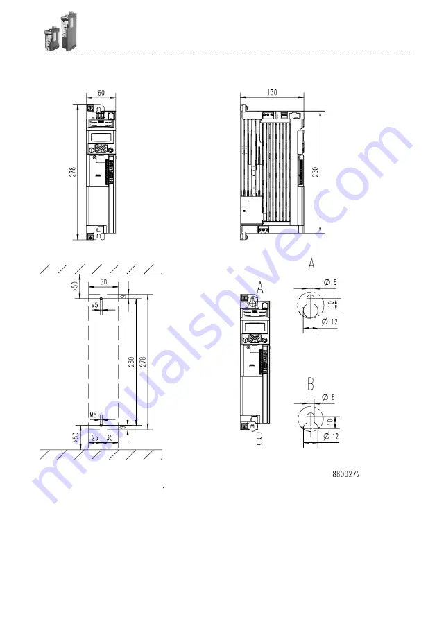 CG Emotron VS10 Mounting And Switch On Instruction Download Page 11