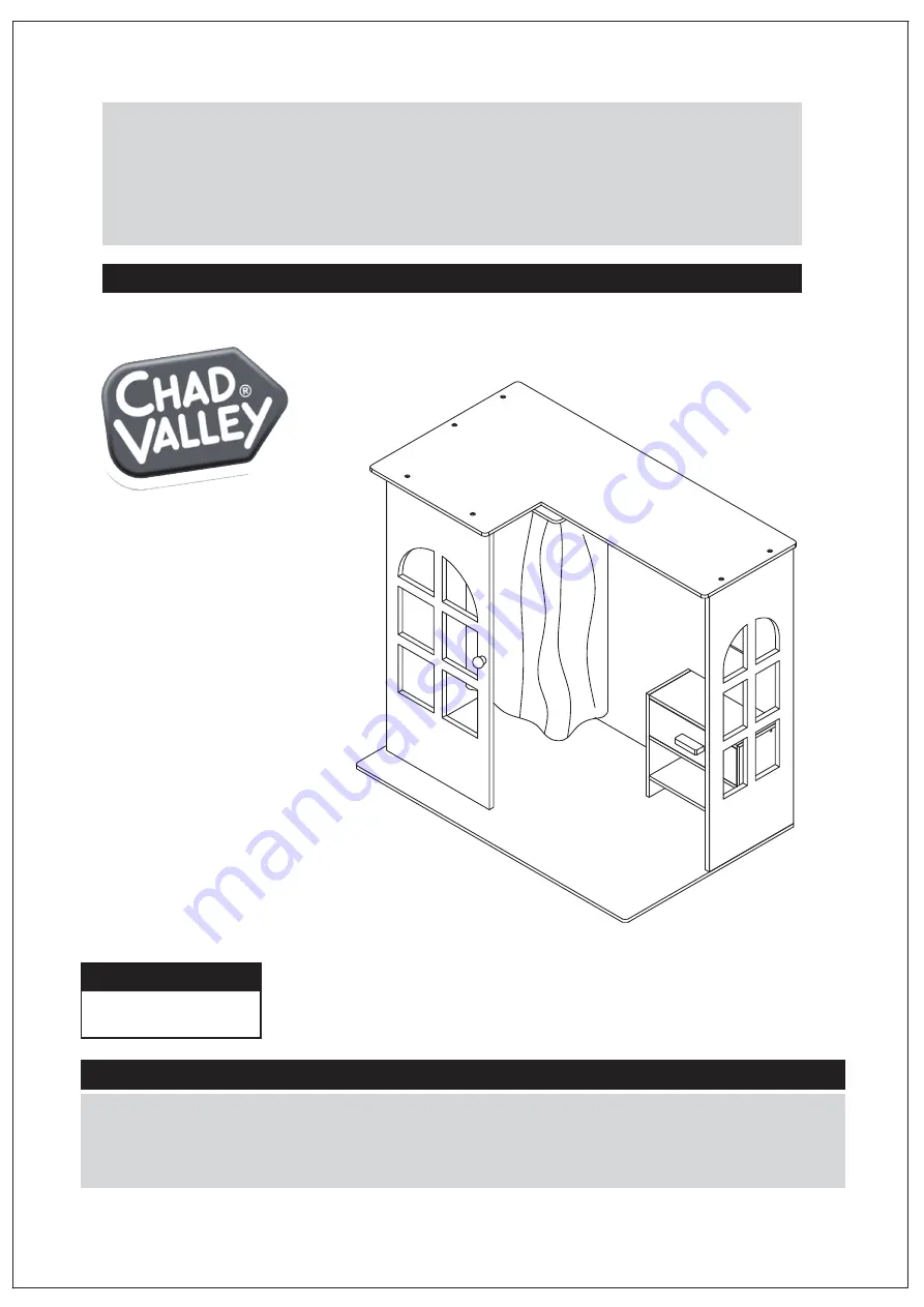 Chad Valley 820 -0974 Assembly & User Instructions Download Page 1