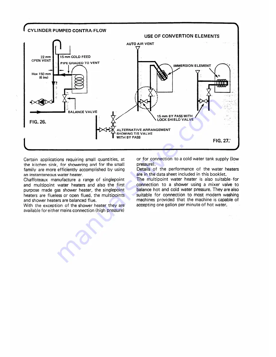 Chaffoteaux & Maury CORVEC Series Manual Download Page 27