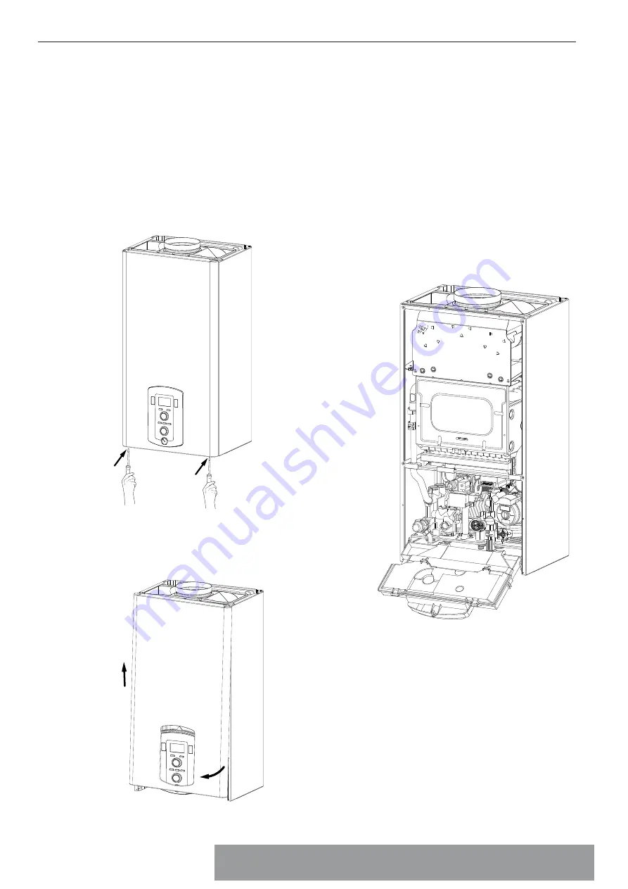 CHAFFOTEAUX PIGMA EVO 25 CF Installation And Servicing Instructions Download Page 38