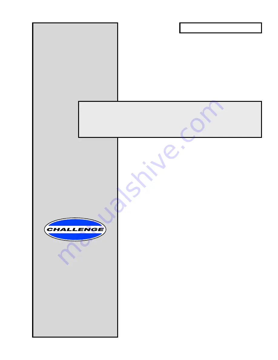 Challenge 99100 Скачать руководство пользователя страница 2