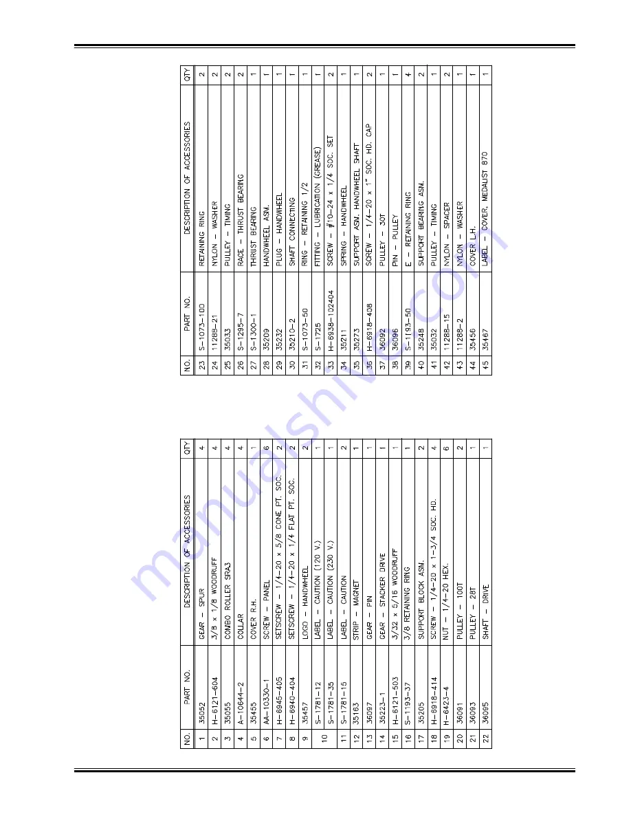 Challenge MEDALIST 820 Instructions And Parts Manual Download Page 39