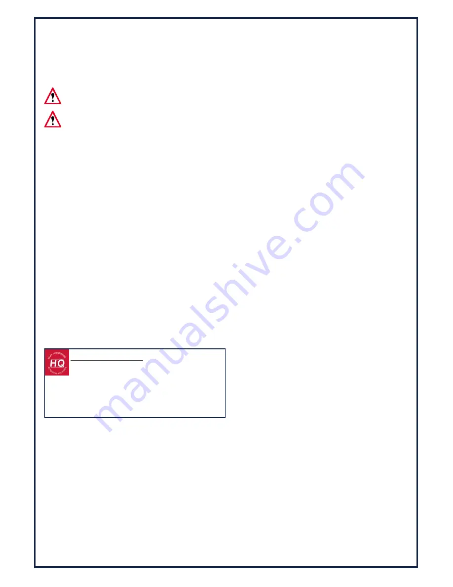 Challenger HQ006 Installation And Operation Manual Download Page 4