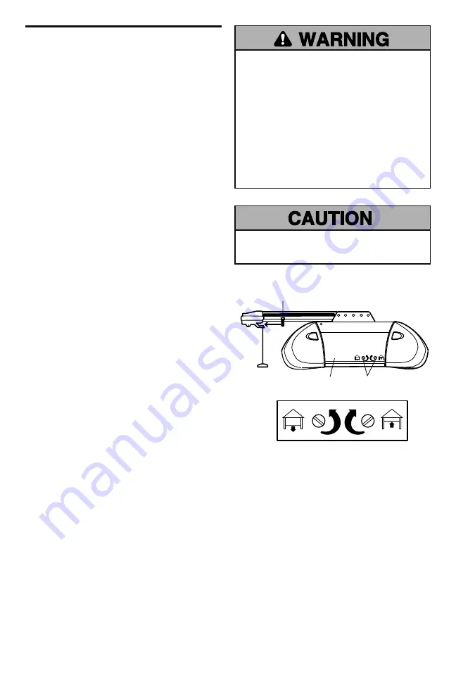 Chamberlain 3280M-267 1/2HP Owner'S Manual Download Page 23