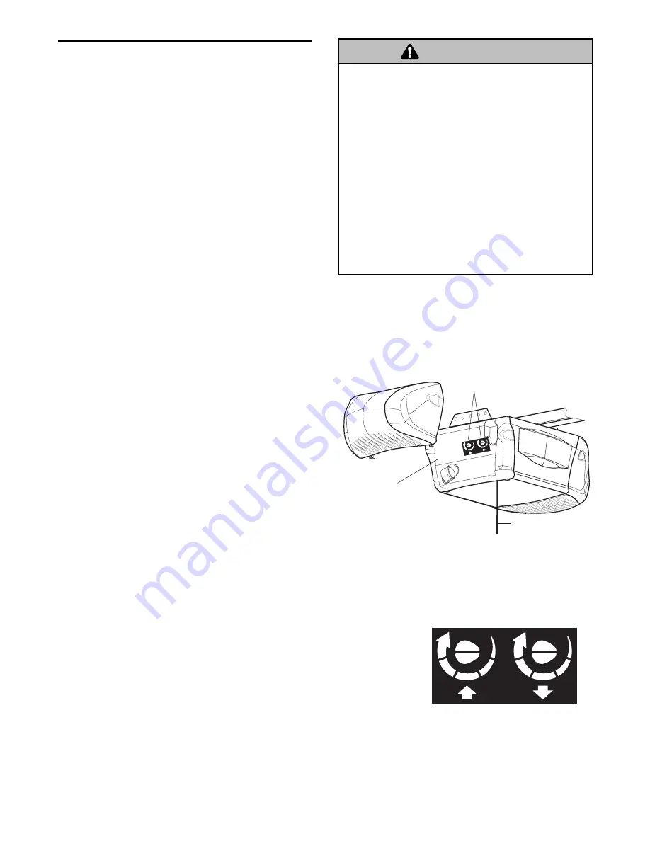 Chamberlain 3575 3 HP Owner'S Manual Download Page 24