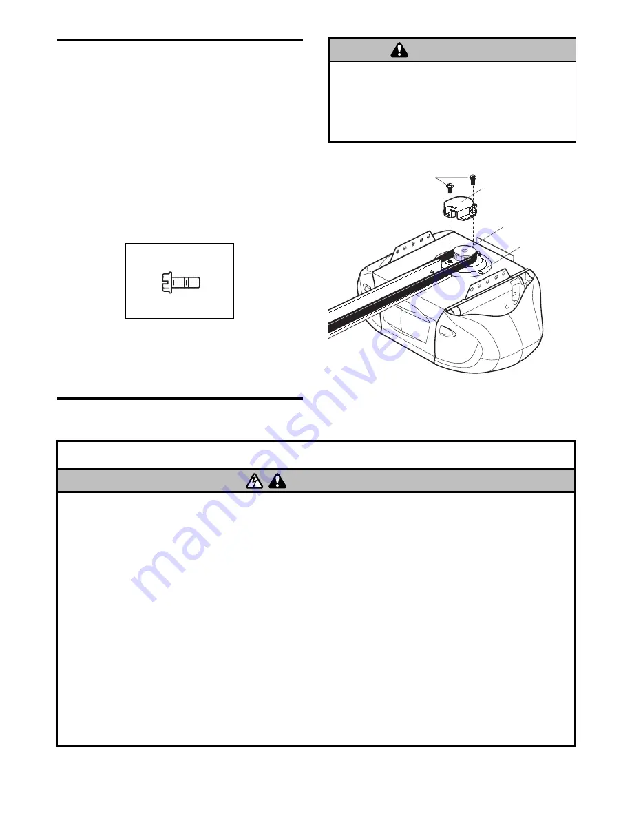 Chamberlain 3585-100 3/4 HP Owner'S Manual Download Page 7