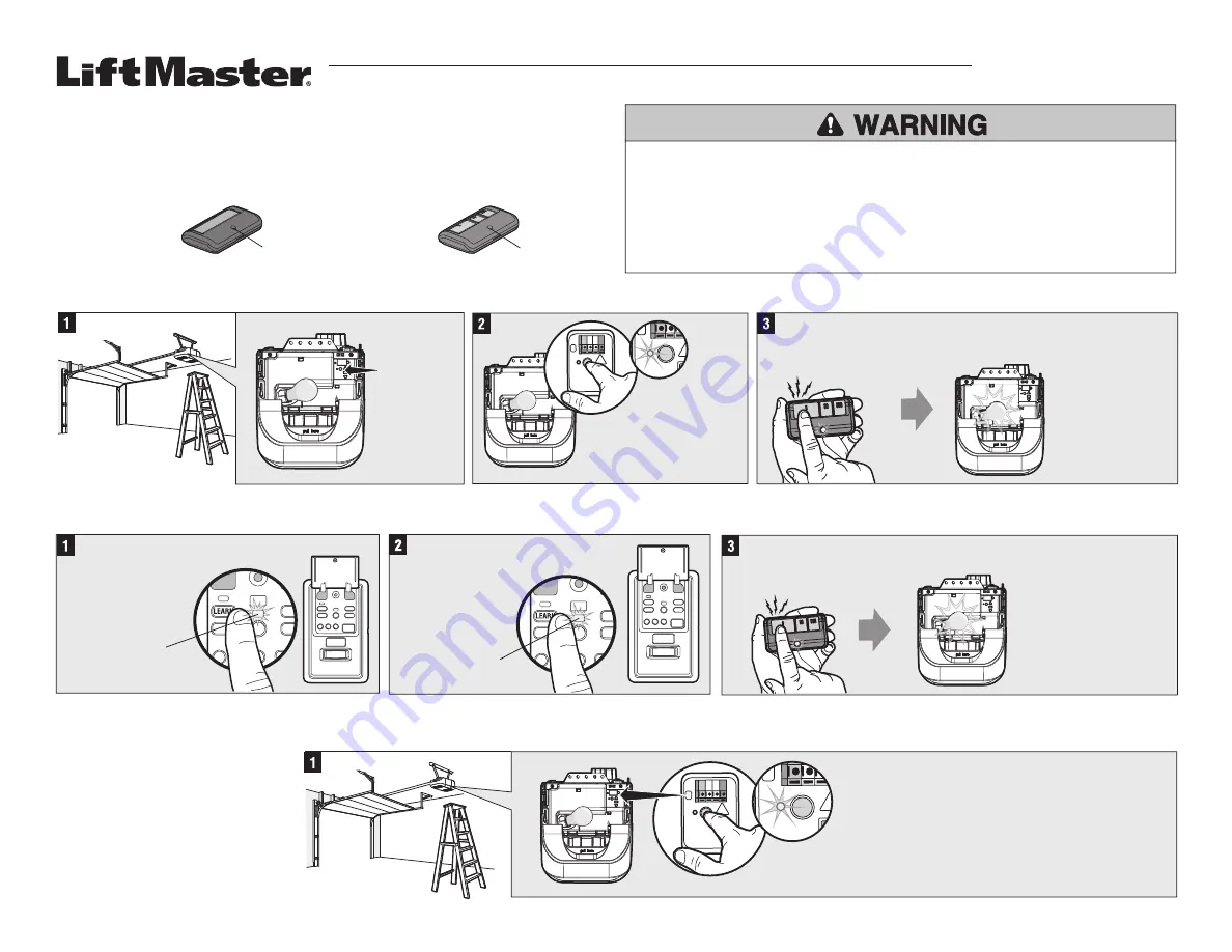 Chamberlain 891LM Instruction Manual Download Page 1