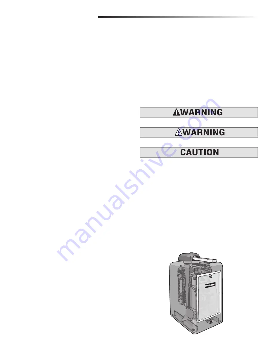 Chamberlain CSW200UL8 Owner'S Manual Download Page 3