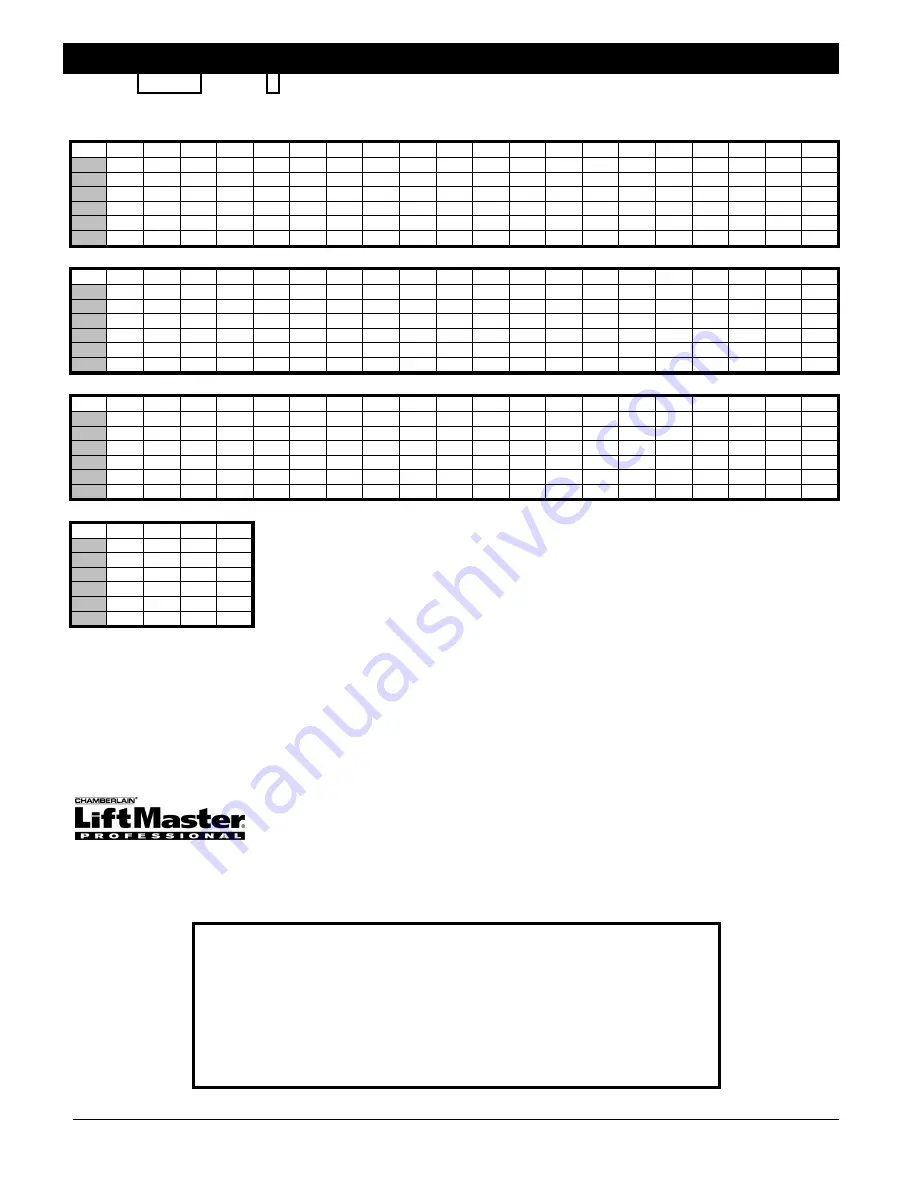 Chamberlain LiftMaster CPT1 Installation And Operation Instructions Manual Download Page 6