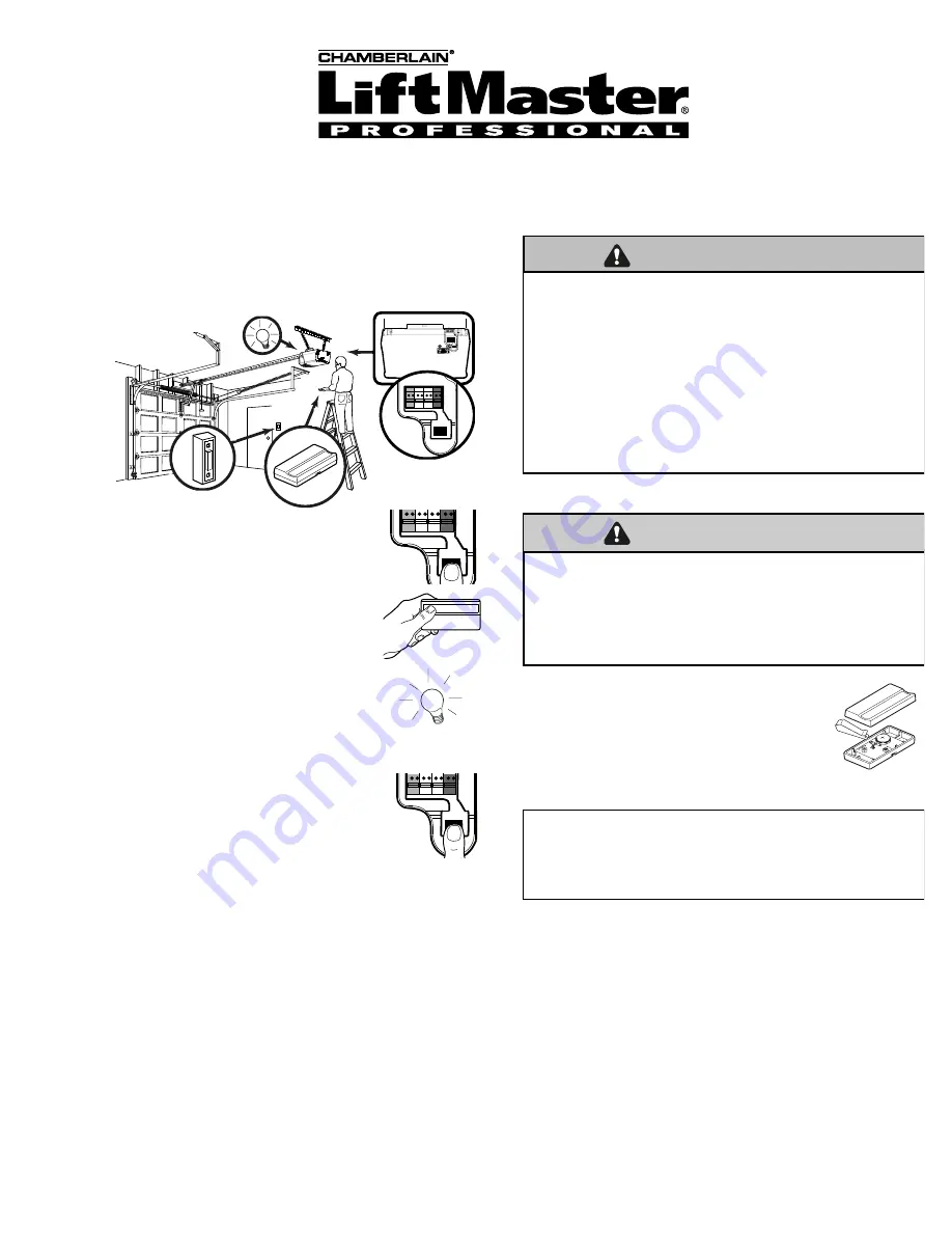 Chamberlain Liftmaster Professional 81-315LM Скачать руководство пользователя страница 2