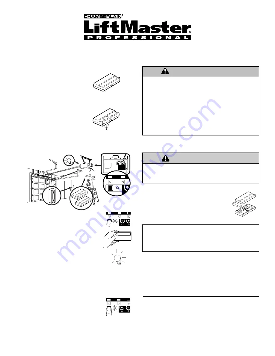 Chamberlain LiftMaster Professional 83LM Скачать руководство пользователя страница 2