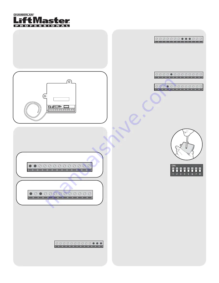 Chamberlain Liftmaster ULTRX900R Installation Manual Download Page 1