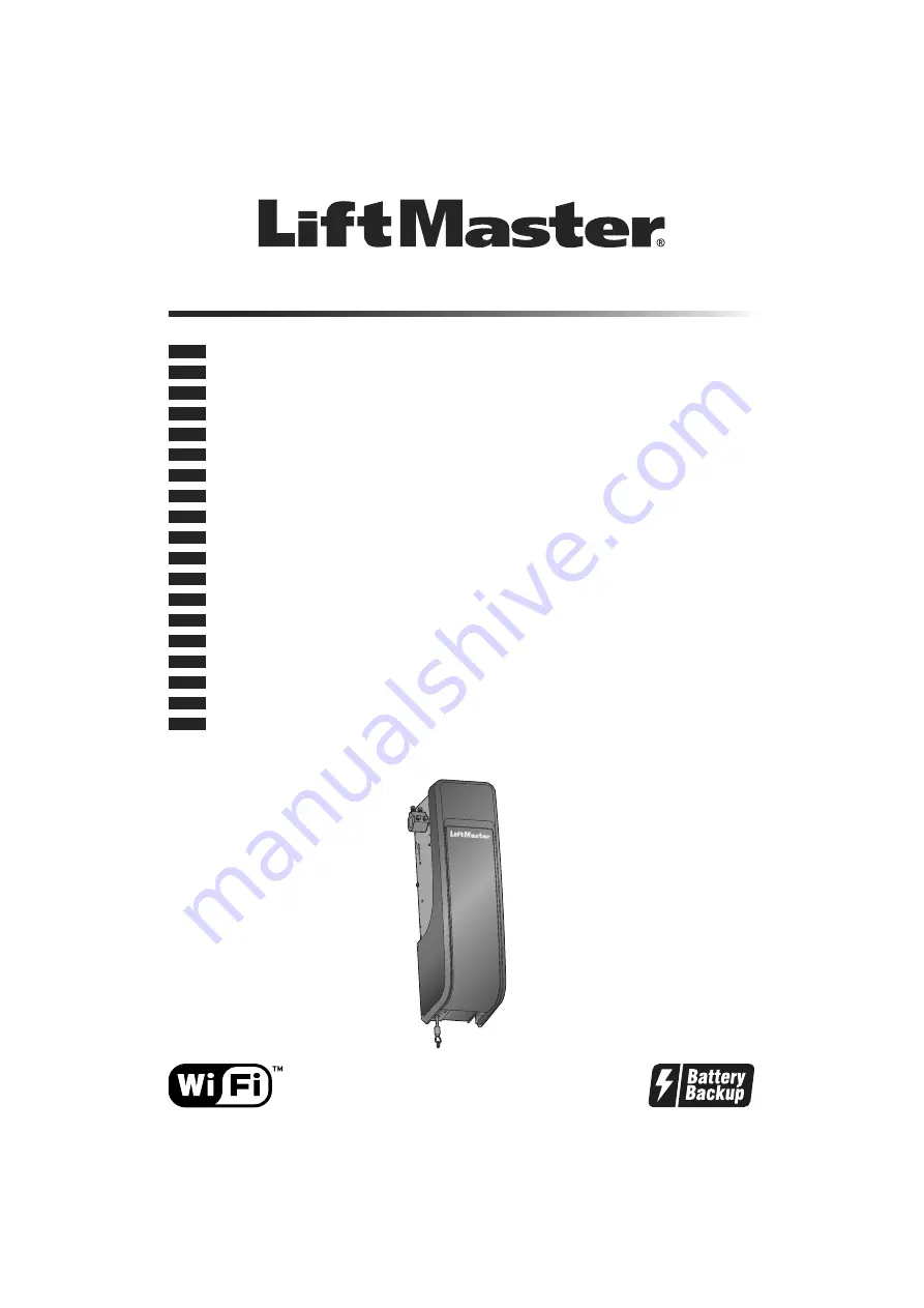 Chamberlain LM3800W Manual Download Page 1