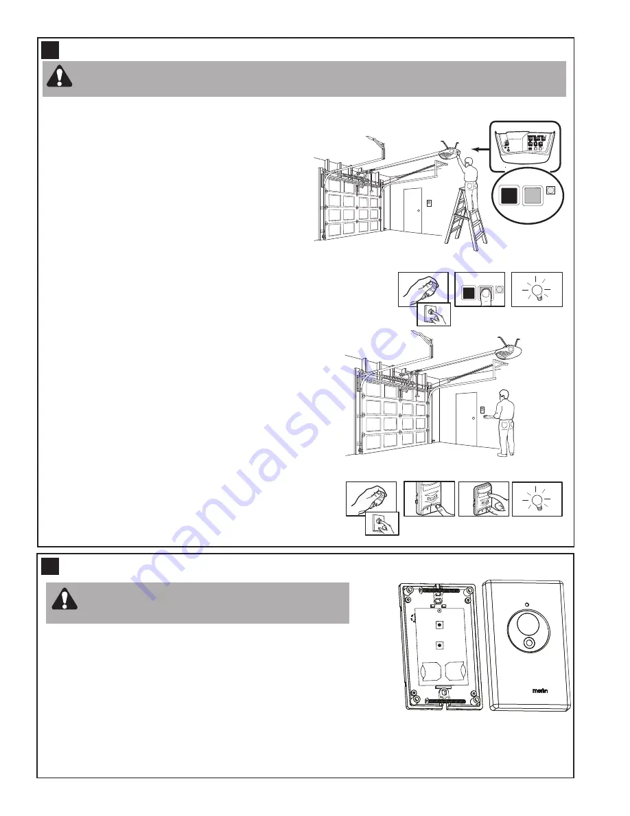 Chamberlain Merlin MT800 Installation And Operating Instructions Manual Download Page 13