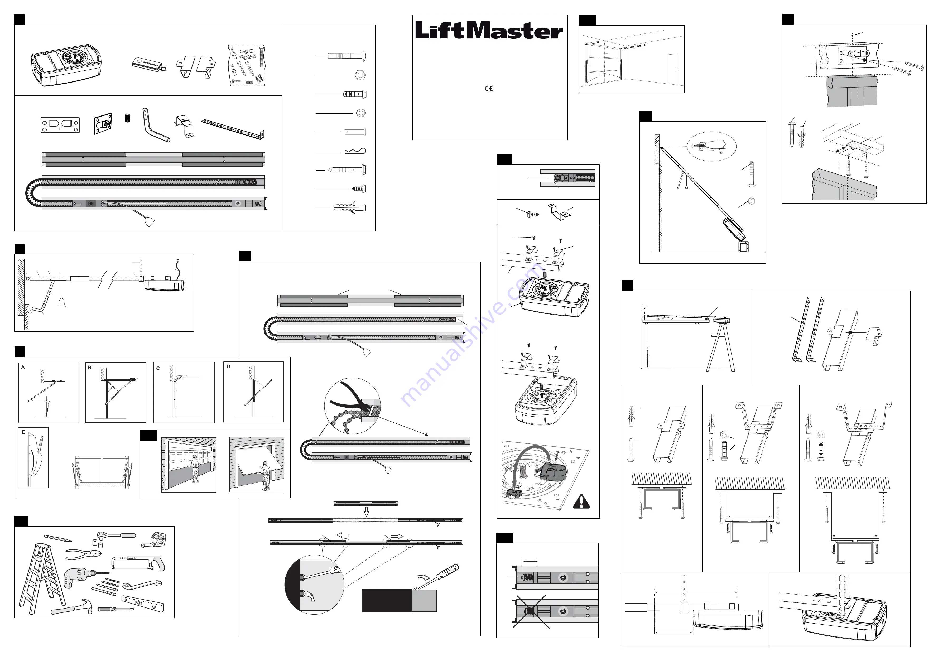 Chamberlain MyQ LM70EVK Instruction Manual And Installation Instructions Download Page 61