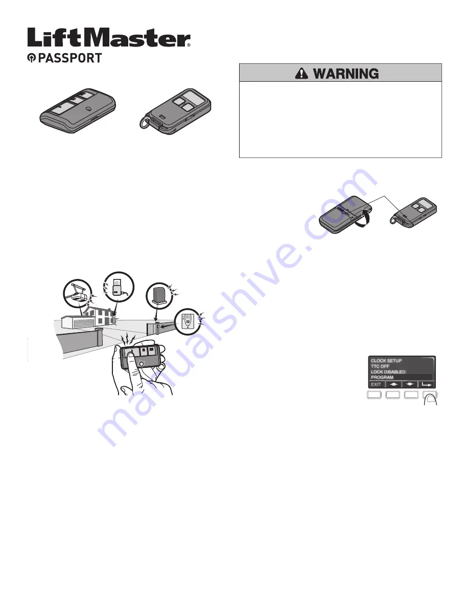 Chamberlain Passport MAX PPV3M Скачать руководство пользователя страница 1