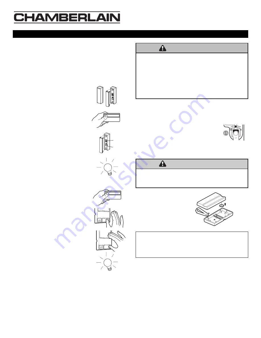 Chamberlain Security+ 950-315CB Скачать руководство пользователя страница 2