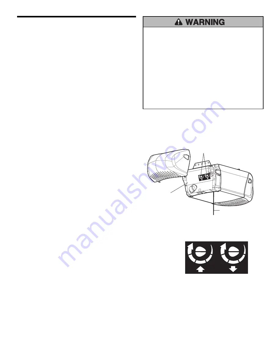 Chamberlain Whisper Drive Security+ HD700DS Owner'S Manual Download Page 28