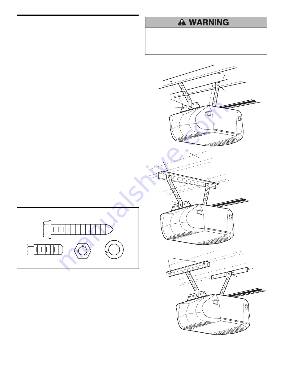 Chamberlain Whisper Drive Security+ HD900D Скачать руководство пользователя страница 16