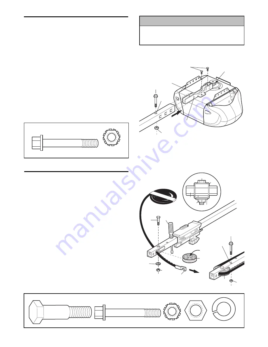 Chamberlain Whisper Drive Security+ WD822KLS Owner'S Manual Download Page 9