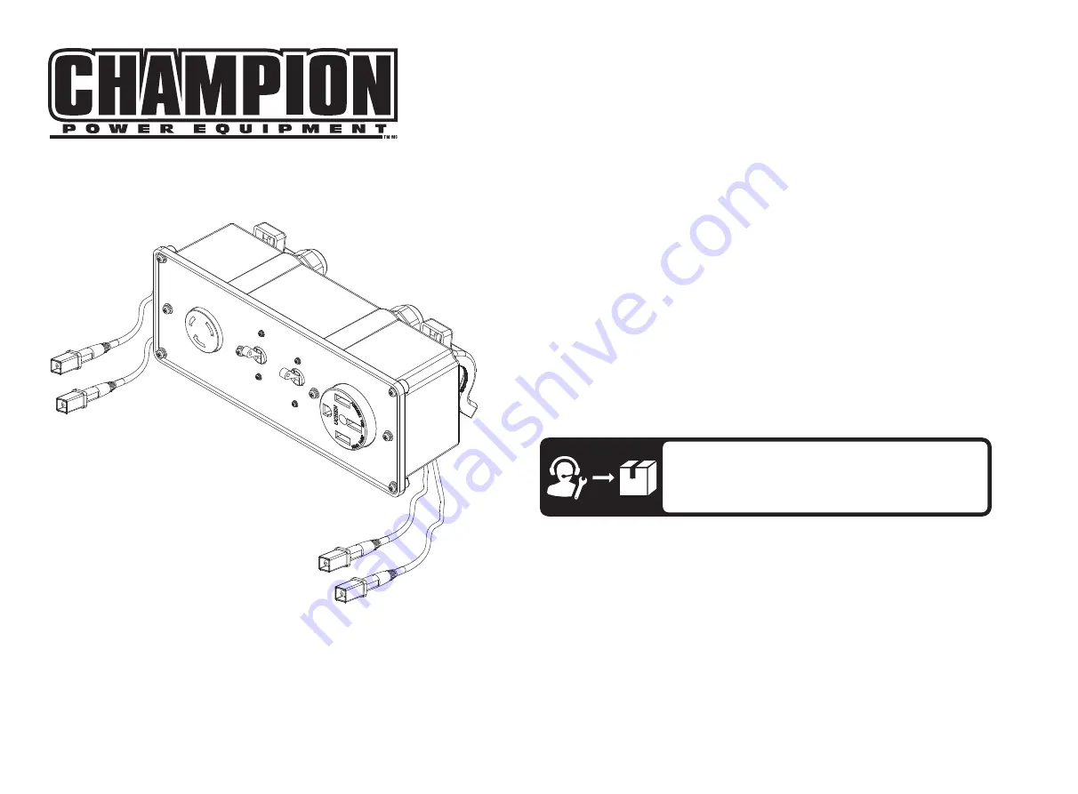 Champion Power Equipment 100333 Parts Information Download Page 1