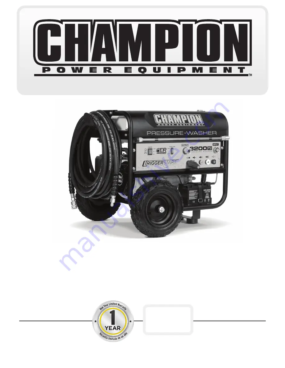 Champion 76526 Скачать руководство пользователя страница 1