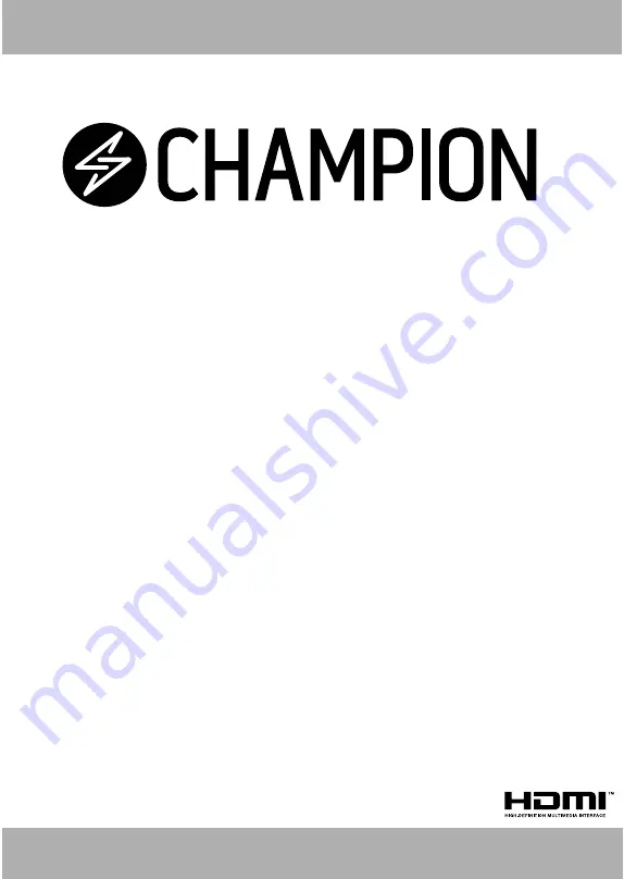 Champion CHLED324HD Operating Instructions Manual Download Page 1