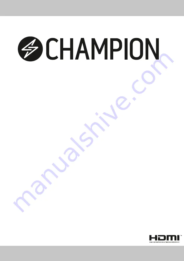 Champion CHLED332HD Operating Instructions Manual Download Page 1