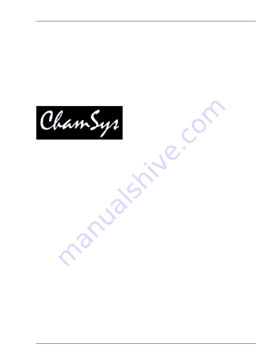 ChamSys SnakeSys B4 User Manual Download Page 6