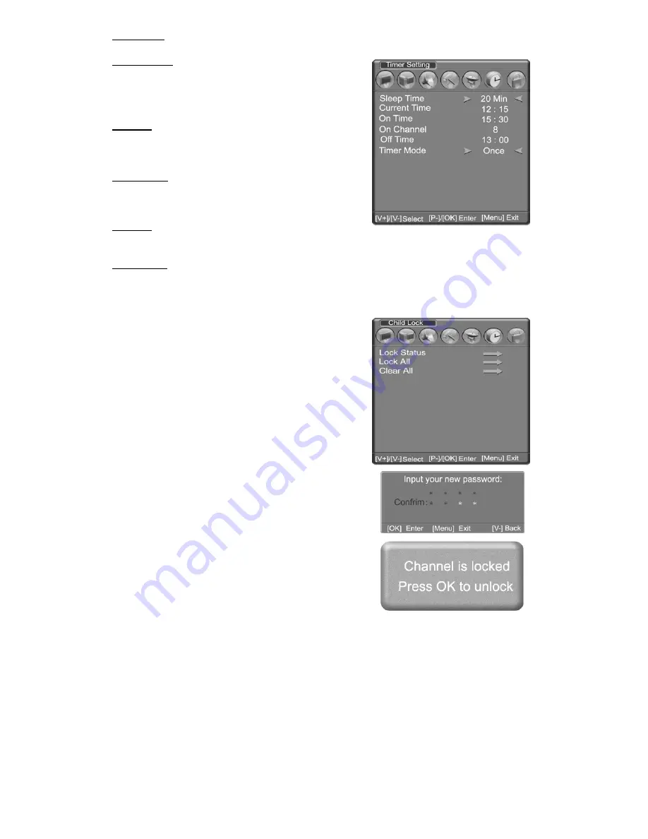 Changhong Electric W270F8E, W320F8E, W370F8E Operation Manual Download Page 20