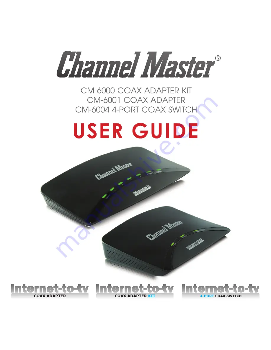 Channel Master CM-6000 Скачать руководство пользователя страница 1