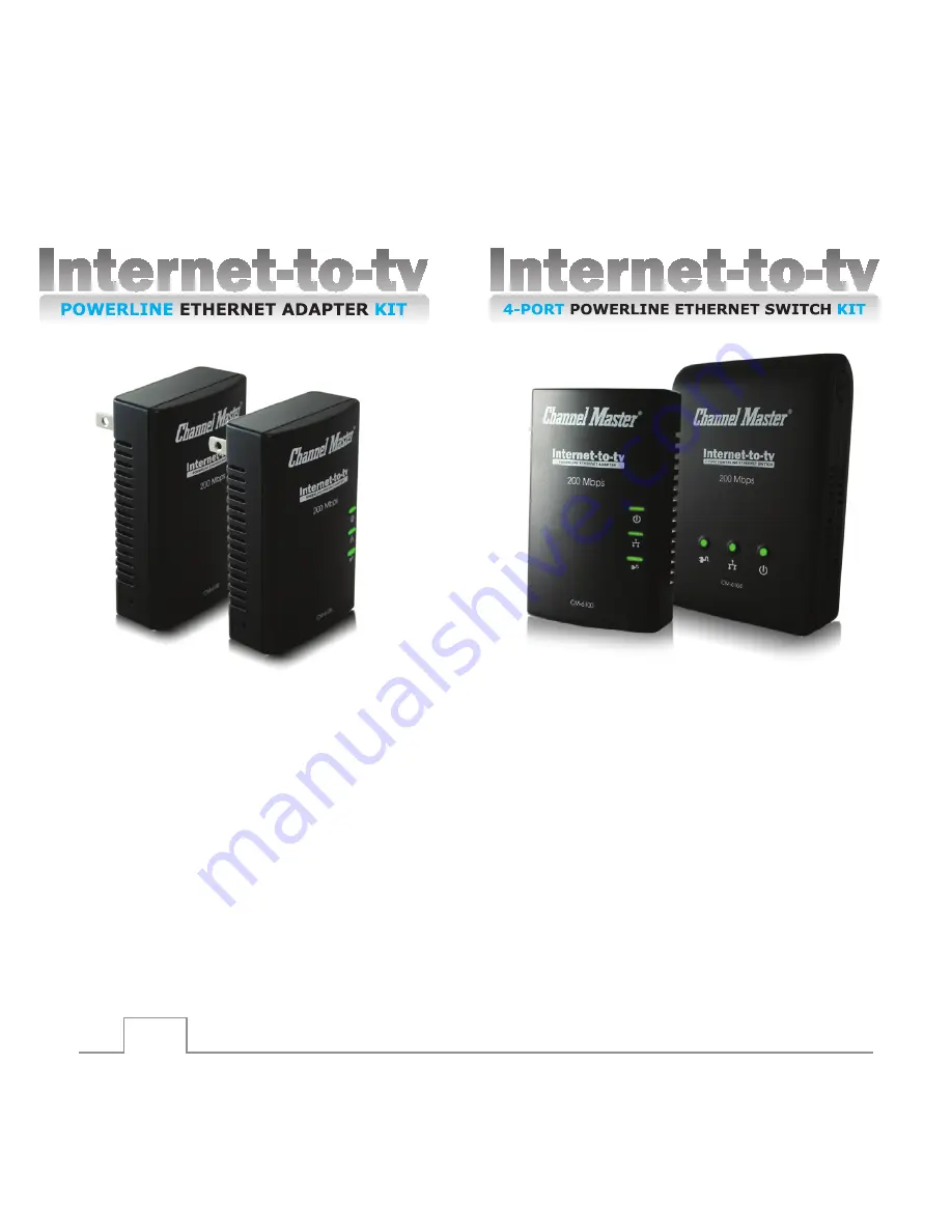 Channel Master Internet-to-tv CM-6100 Quick Start Manual Download Page 6