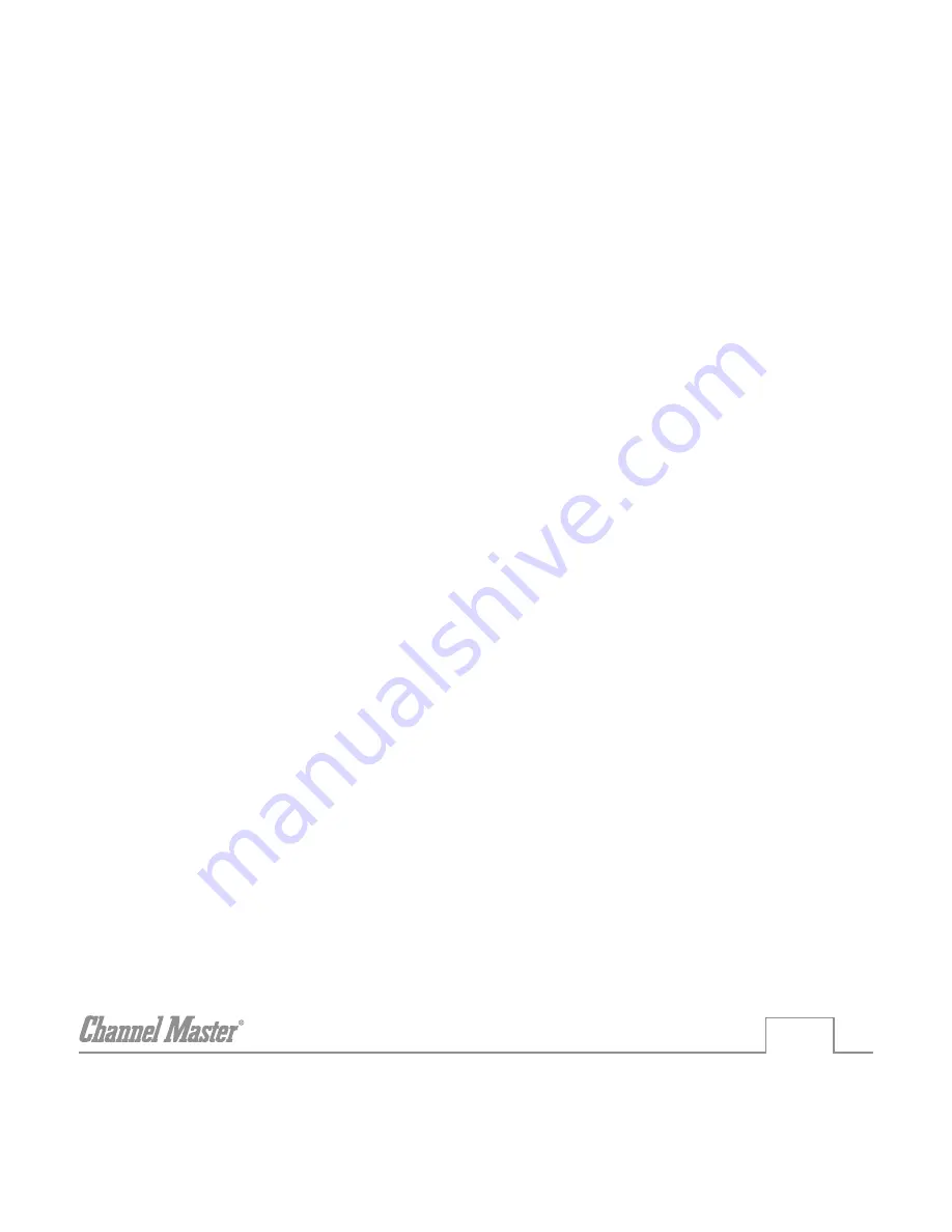 Channel Master Internet-to-tv CM-6100 Quick Start Manual Download Page 11