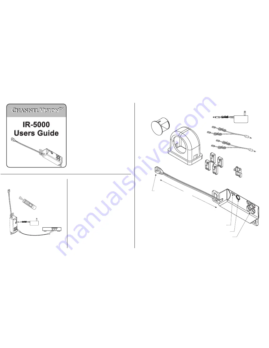 Channel Vision IR Receiver IR-5000 User Manual Download Page 1