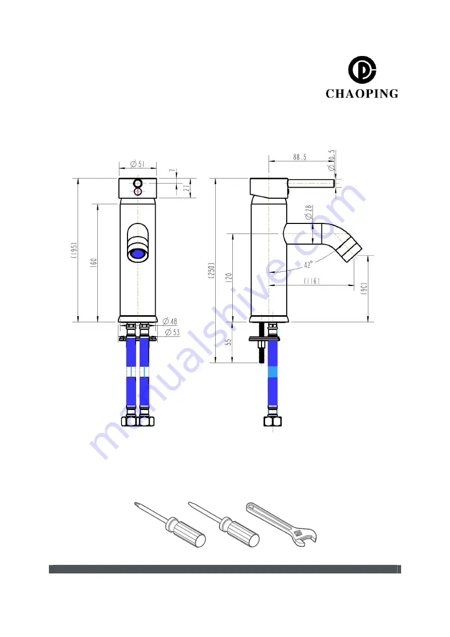 CHAOPING VICENZA CP-F0036 Installation Manual Download Page 3