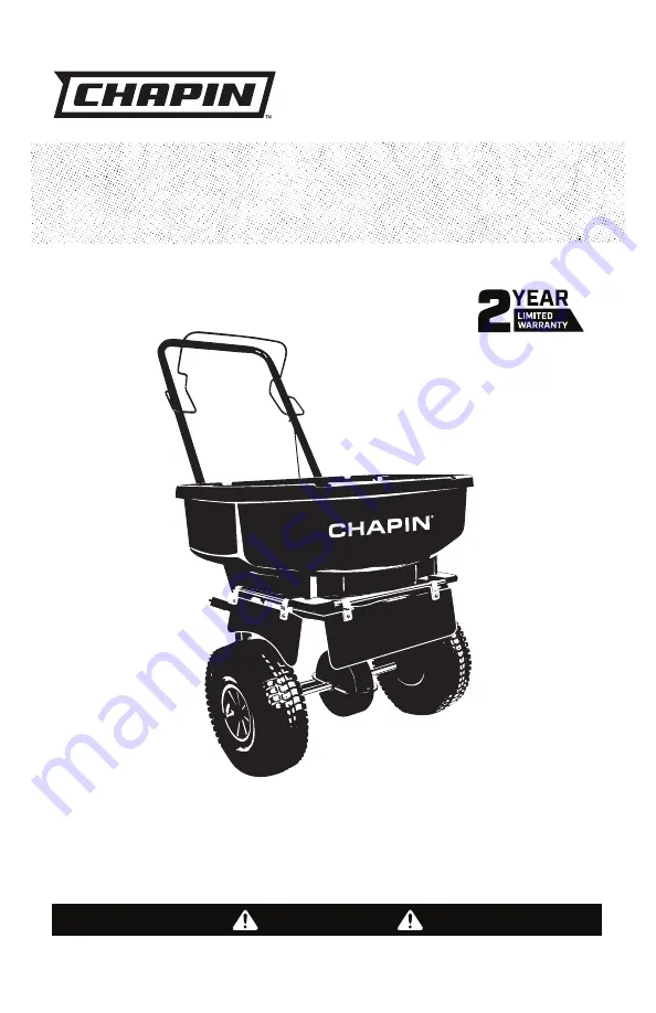 Chapin 81008A Use And Care Manual Download Page 1