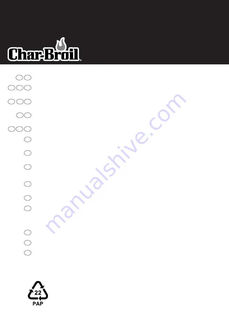 Char-Broil 14601898 Assembly Instructions Manual Download Page 12