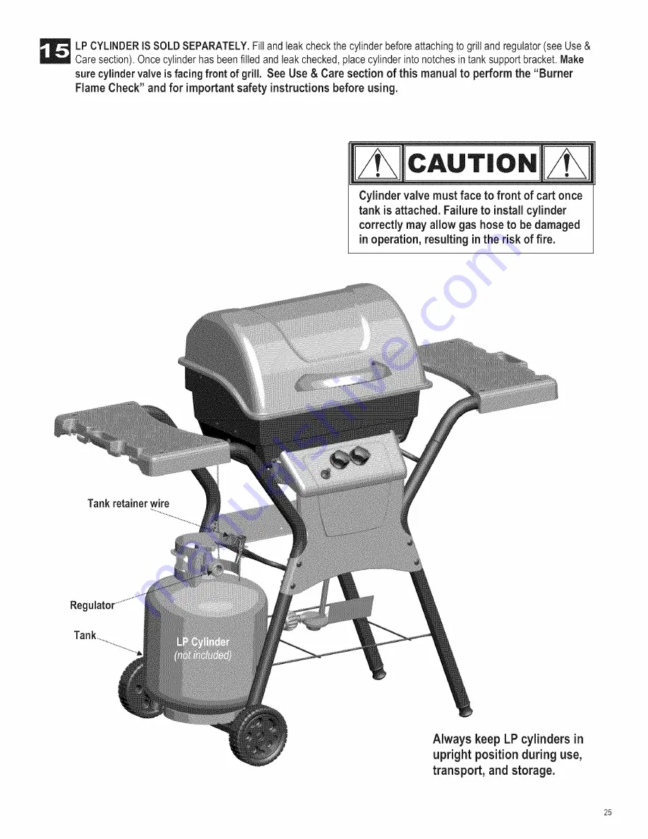 Char-Broil 415.16120801 Manual Download Page 25