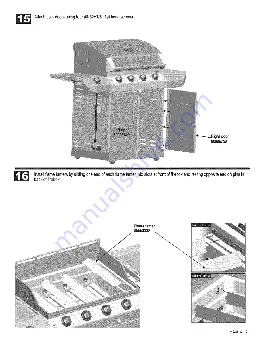 Char-Broil 463268107 Product Manual Download Page 21