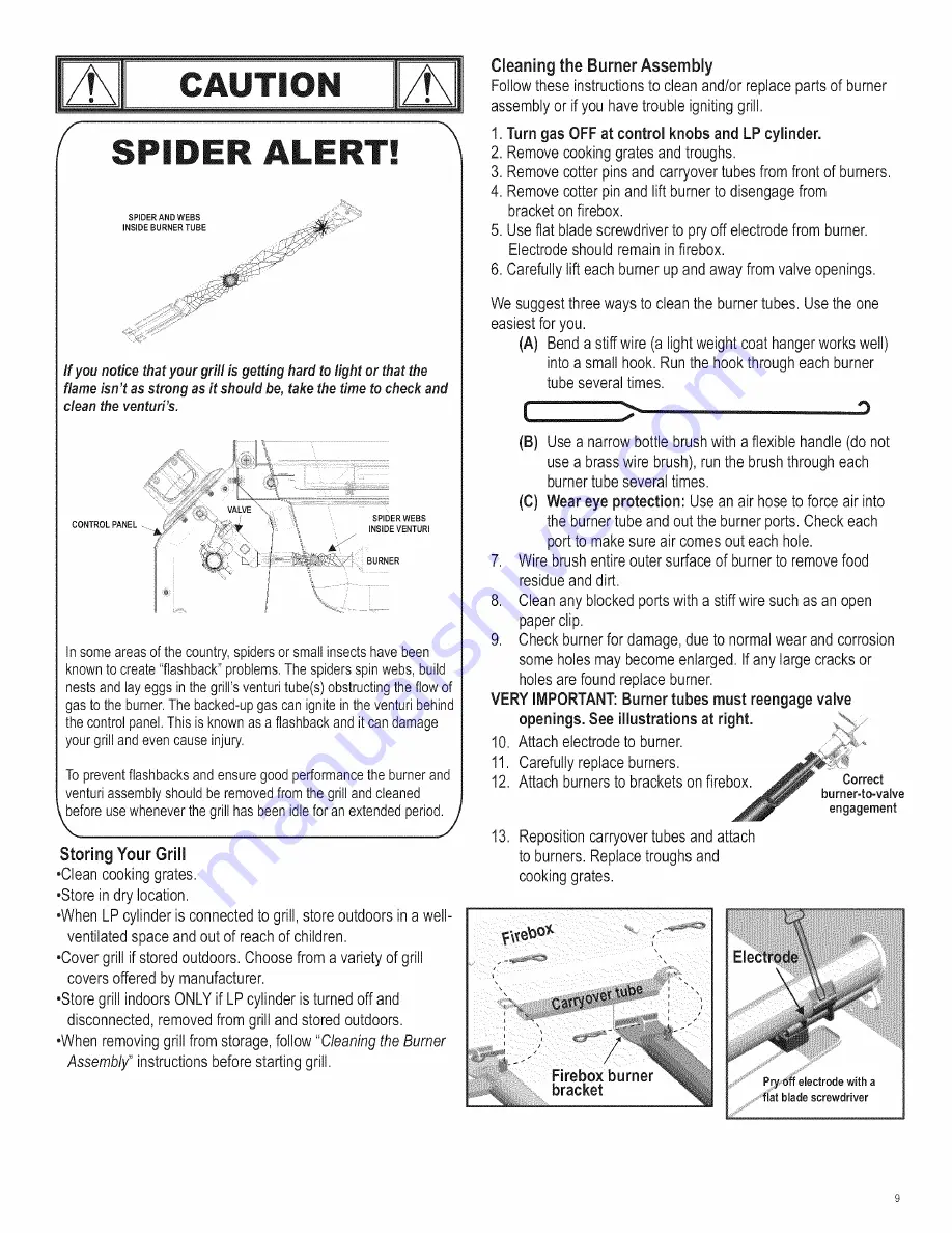 Char-Broil 463269011 Product Manual Download Page 9