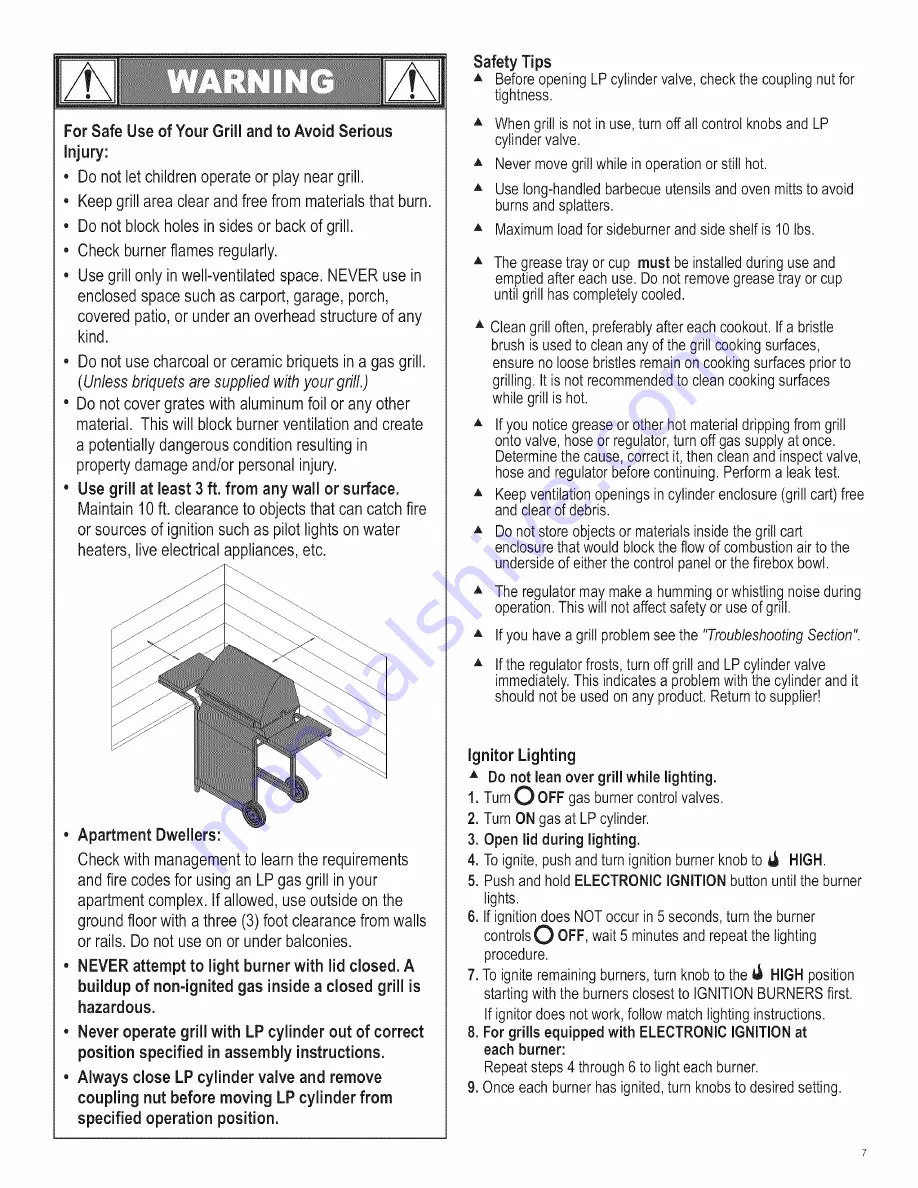 Char-Broil 463270613 Product Manual Download Page 7