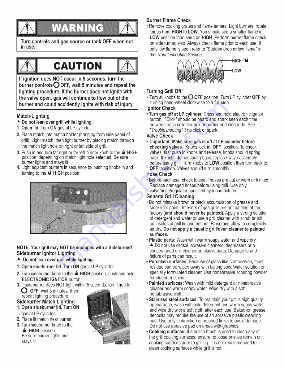 Char-Broil 463270613 Product Manual Download Page 8